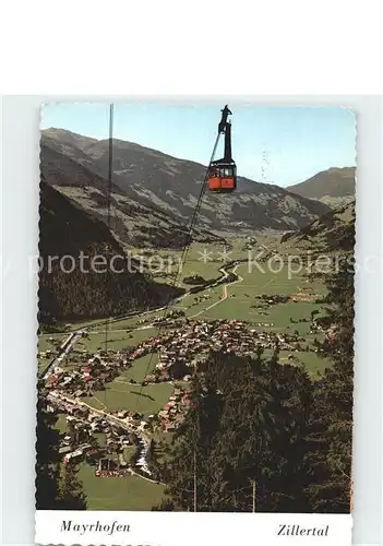 Seilbahn Ahorn Mayrhofen Zillertal  Kat. Bahnen