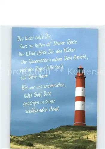 Leuchtturm Lighthouse Gedicht  Kat. Gebaeude