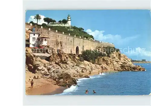 Leuchtturm Lighthouse Calella Faro y Rocas  Kat. Gebaeude