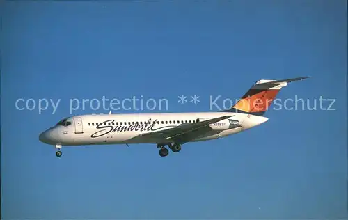 flugzeuge zivil Sunworld International Airways McDonnel Douglas DC 9 14 N2892 Q Maurice Bertrand Kat. Airplanes Avions