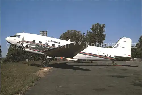 Flugzeuge zivil Virunga McDDouglas DC 3TP Kat. Airplanes Avions