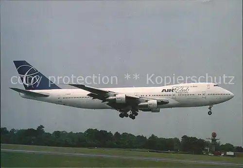 Flugzeuge zivil Boeing 747 312 B C GCIH   Air Club Kat. Airplanes Avions