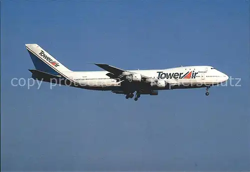 Flugzeuge zivil Tower Air Boeing 747 121 N604FF c n 19659 Orly Kat. Airplanes Avions