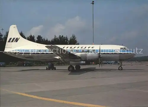 Flugzeuge Zivil Linjeflyg Convair CV 440 SE CCO  Kat. Airplanes Avions