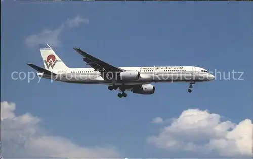 Flugzeuge Zivil America West Airlines Boeing 757 2S7 N602RC c n 23322 Kat. Airplanes Avions