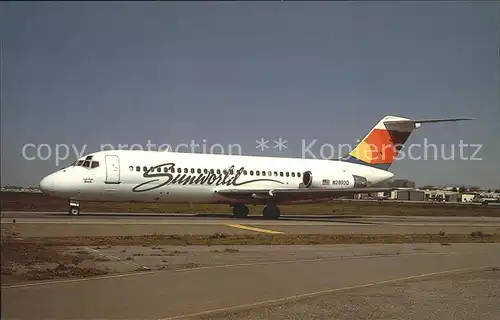 Flugzeuge Zivil Sunworld International Airways McDouglas DC 9 15 N2892Q c n 45841 Kat. Airplanes Avions