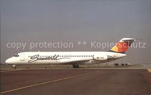 Flugzeuge Zivil Sunworld McDonnell Douglas DC 9 31 N731L S N 47326 Kat. Airplanes Avions