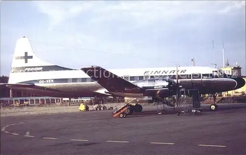 Flugzeuge Zivil Finnair Convair CV 340 Kat. Airplanes Avions