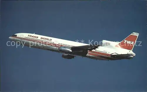 Flugzeuge Zivil Trans World Airlines TWA Lockheed L 1011 1 TriStar  Kat. Airplanes Avions