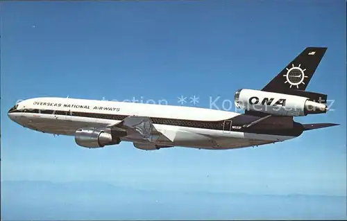 Flugzeuge Zivil ONA Overseas National Airways McDonnell Douglas DC 10 30CF  Kat. Airplanes Avions