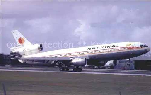 Flugzeuge Zivil National Airlines Douglas DC 10  Kat. Airplanes Avions