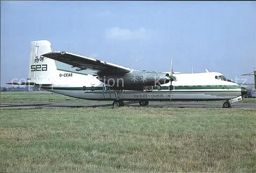 Flugzeuge Zivil South East Air HP Herald G CEAS cn 186  Kat. Airplanes Avions