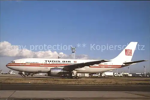 Flugzeuge Zivil Tunis Air Airbus A 300B4 203 TS IMA c n 188 Kat. Airplanes Avions