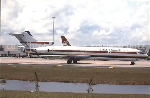 Flugzeuge Zivil US Air Shuttle Boeing 727 254 N916TS c n 20437 798 Kat. Airplanes Avions