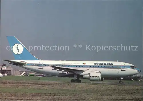 Flugzeuge Zivil Sabena Airbus 310 221 Kat. Airplanes Avions