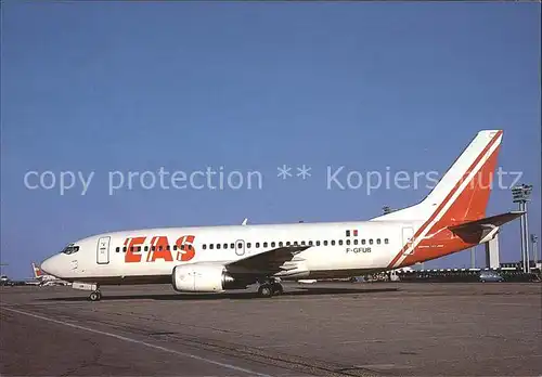 Flugzeuge Zivil EAS Boeing 737 300 F GFUB Kat. Airplanes Avions