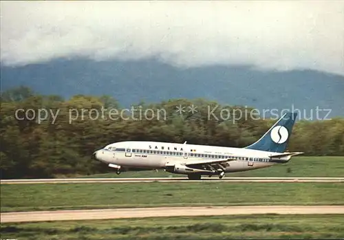 Flugzeuge Zivil Sabena Boeing 737  Kat. Airplanes Avions