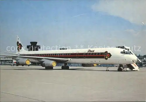 Flugzeuge Zivil Thai International DC 8 63 HS TGY  Kat. Airplanes Avions