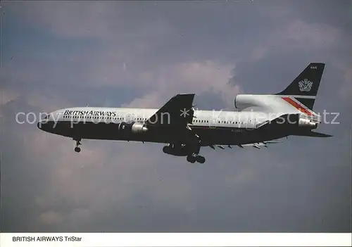 Flugzeuge Zivil British Airways Lockheed L1011 TriStar Kat. Airplanes Avions