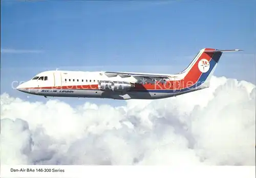 Flugzeuge Zivil Dan Air BAe 146 300  Kat. Airplanes Avions