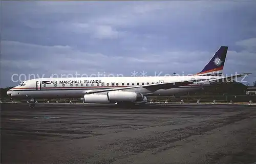 Flugzeuge Zivil Air Marshall Islands Douglas DC 8 62CF c n 46129 N799AL  Kat. Airplanes Avions