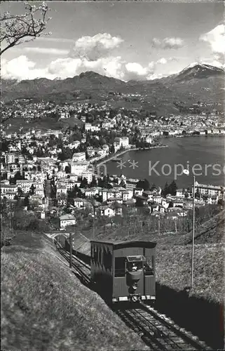 Zahnradbahn Lugano Paradiso Funicolare Monte S. Salvatore  Kat. Bergbahn