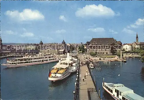 Motorschiffe Konstanz Hafen Konzil Kat. Schiffe