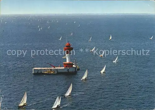 Leuchtturm Lighthouse Leuchtfeuer Kiel Fliegeraufnahme Kat. Gebaeude