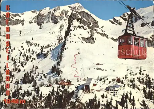 Seilbahn Rofan Bergstation Maurach am Achensee Erfurter Huette  Kat. Bahnen