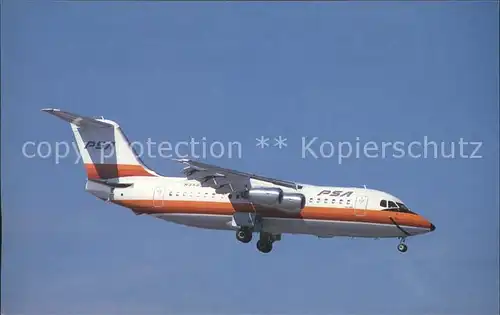 Flugzeuge Zivil PSA British Aerospace 146 200 N358PS Kat. Airplanes Avions