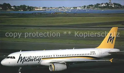 Flugzeuge Zivil Midway A320 N300ML  Kat. Airplanes Avions