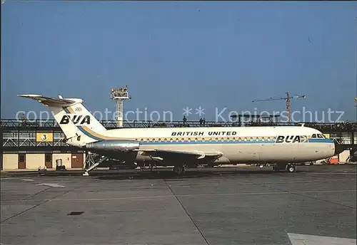 Flugzeuge Zivil British United BUA G ASJE BAC 1 11 201AC c n 9 Kat. Airplanes Avions