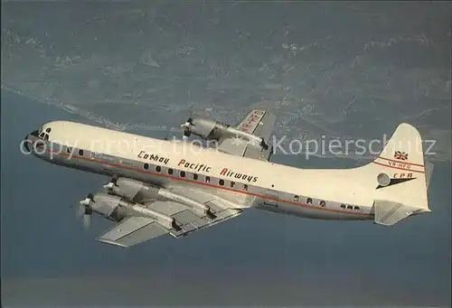 Flugzeuge Zivil Cathay Pacific Airways Lockheed L188 Electra VR HFO c n 1004 Kat. Airplanes Avions