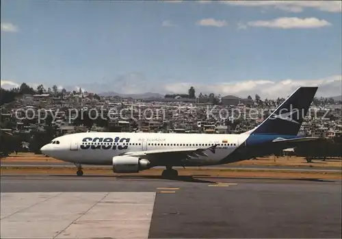 Flugzeuge Zivil SAETA Air Ecuador Airbus A 310 300 HC BRP Kat. Airplanes Avions