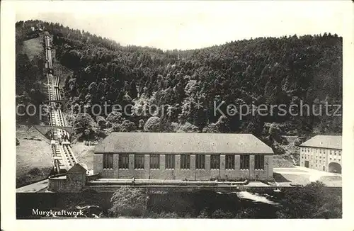 Schwarzwald Murgkraftwerk Kat. Regionales