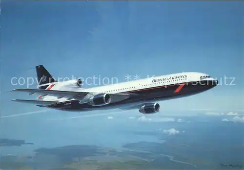 Flugzeuge Zivil British Airways Tri Star Kat. Airplanes Avions