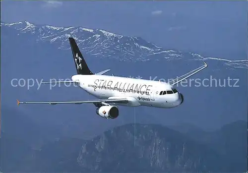 Flugzeuge Zivil Spanair A 320 Star Alliance  Kat. Airplanes Avions