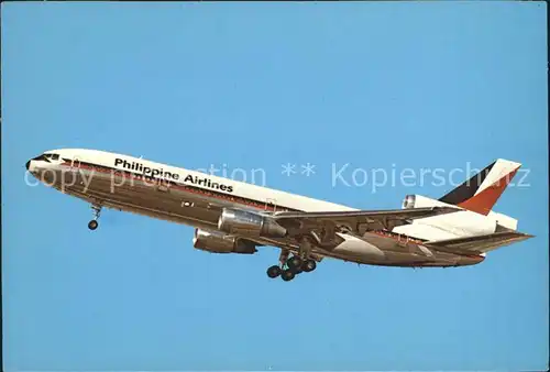 Flugzeuge Zivil Philippine Airlines McDonnell Douglas DC 10 30  Kat. Airplanes Avions