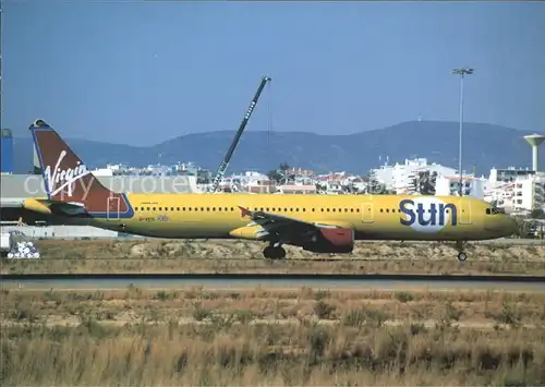 Flugzeuge Zivil Virgin Sun A321 200 G VKIS c n 1233 Kat. Airplanes Avions