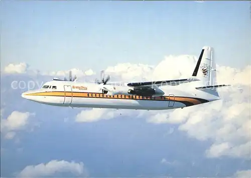 Flugzeuge Zivil Busy Bee of Norway Fokker 50 LN AKE  Kat. Airplanes Avions