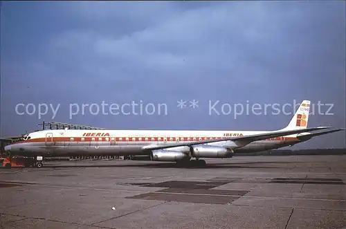 Flugzeuge Zivil Iberia DC 8 63CF EC BMZ c n 45988 416 Kat. Airplanes Avions