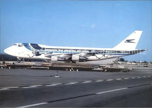 Flugzeuge Zivil Arerolineas Argentinas Soccer Worldcuo colours Boeing 767 200 LV MLP 747 Kat. Airplanes Avions