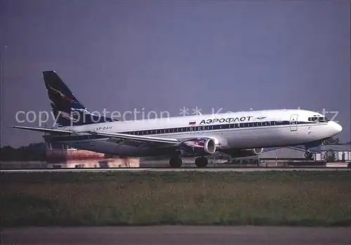 Flugzeuge Zivil Aeroflot Boeing 737 4MO VP BAH c n 29201 3018 Kat. Airplanes Avions