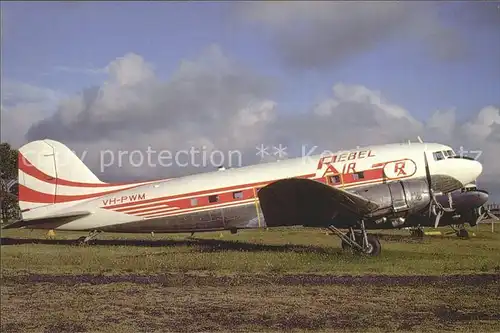 Flugzeuge Zivil Rebel Air DC 3 VH PWM C N 11869 Kat. Airplanes Avions