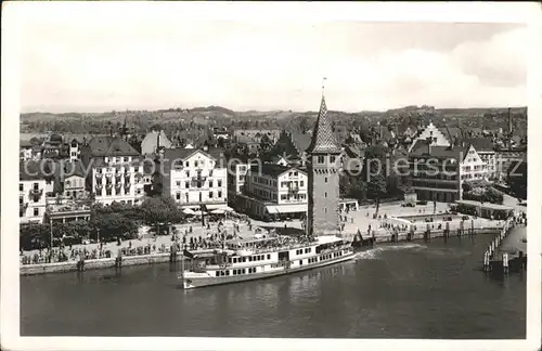 Motorschiffe Augsburg Lindau Bodensee Hafen  Kat. Schiffe