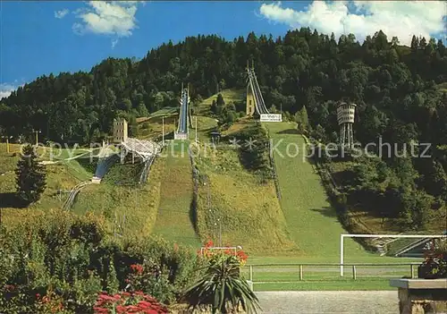 Ski Flugschanze Olympia Skistadion Garmisch Partenkirchen  Kat. Sport