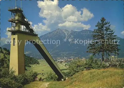 Ski Flugschanze Olympia Sprungschanze Garmisch Partenkirchen  Kat. Sport