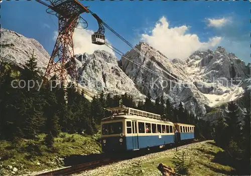 Zugspitzbahn Zahnradbahn Seilbahn Zugspitzgipfel Kat. Eisenbahn