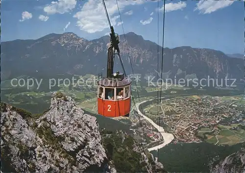 Seilbahn Predigtstuhl Bad Reichenhall Hochstaufen  Kat. Bahnen