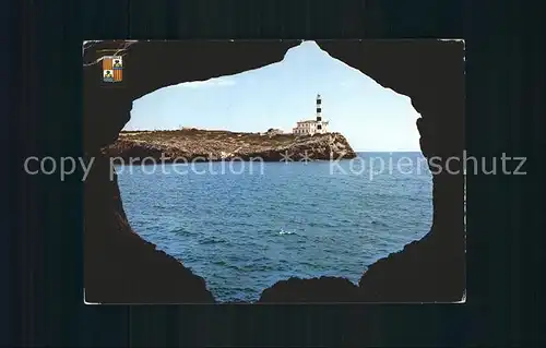 Leuchtturm Lighthouse Mallorca Portocolom Faro Kat. Gebaeude